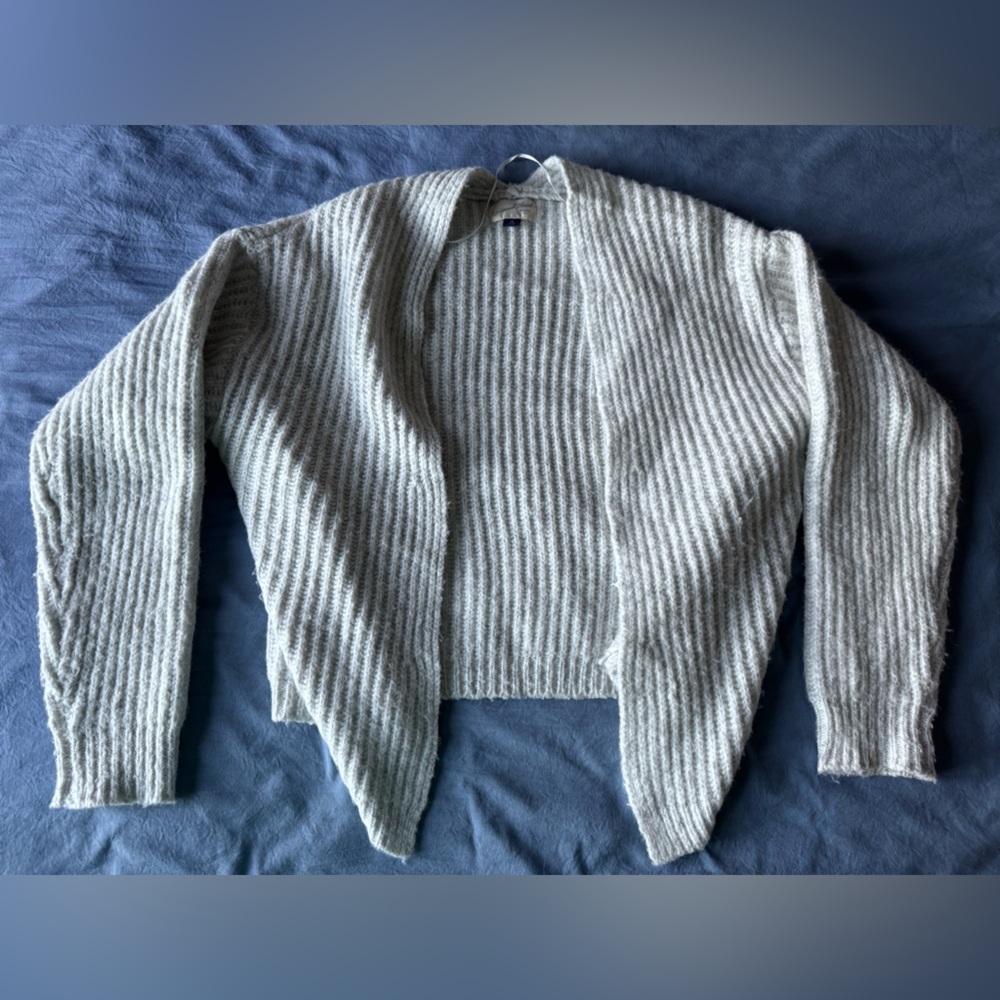 Universal Threads Light Gray Ribbed Sweater - Crewneck Knit M